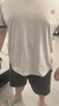 貓人男士睡衣男春夏季純棉短袖短褲家居服大碼休閑圓領(lǐng)新男家居服套裝 曬單實(shí)拍圖