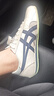 Onitsuka Tiger鬼塚虎男女款中性鞋子復古舒適運動(dòng)休閑鞋男RUNSPARK 米色/深藍色-103 39 曬單實(shí)拍圖