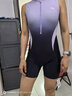 安踏連體泳衣女無(wú)袖平角專(zhuān)業(yè)訓練顯瘦競速漸變色溫泉游泳衣沙灘泳裝 漸變紫 L (160-170cm50-60kg) 曬單實(shí)拍圖