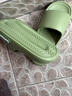 利達妮（TZLDN）踩屎感拖鞋女士2025新款夏季外穿防滑防臭室內居家用厚底涼拖鞋男 綠色 38-39 【適合37-38】 曬單實(shí)拍圖