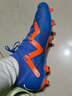 彪馬（PUMA）FG/AG長(cháng)釘訓練足球鞋男子天然草坪釘鞋FUTURE 107180 閃光藍-白-致橙色-01 41 曬單實(shí)拍圖