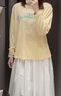 UR2025夏季新款女裝休閑撞色字母印花寬松長(cháng)袖T恤UYU450102 曬單實(shí)拍圖