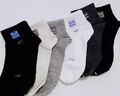 貓人男士襪子男春夏季100%純棉10A級抗菌防臭吸汗休閑商務(wù)中筒襪6雙 曬單實(shí)拍圖