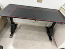 傲風(fēng)A4Pro電競桌實(shí)木電動(dòng)升降電腦桌辦公書(shū)桌子黑色1..6*0.7m 曬單實(shí)拍圖