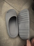 樸西男士四季抗菌室內浴室洗澡防滑居家情侶涼拖女 灰色 42-43 曬單實(shí)拍圖