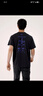 ARC'TERYX始祖鳥(niǎo) KRAGG SL COTTON SKY PILOT SS1 SS  男子 棉質(zhì)短袖T恤 BLACK / FLUIDITY/黑色/水波藍 M 曬單實(shí)拍圖