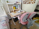 愛(ài)果樂(lè )（IGROW）學(xué)而不凡兒童學(xué)習桌椅寫(xiě)字桌實(shí)木書(shū)桌兒童書(shū)桌套裝 E7 0.8m 單桌+萌學(xué)椅2.0粉+國AA護眼燈 聯(lián)系客服領(lǐng)新品專(zhuān)屬權益 曬單實(shí)拍圖