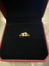 中國黃金（CHINA GOLD）黃金戒指女士999足金愛(ài)心戒指生日情人節禮物送女友老婆 足金戒指金重約1.9g【甄選禮盒】 曬單實(shí)拍圖