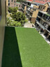仿真草坪地毯人工假草坪塑料綠色陽(yáng)臺戶(hù)外幼兒園鋪墊庭院人造草皮 【環(huán)保新料】2cm加密春草 1米寬*2米長(cháng) 曬單實(shí)拍圖