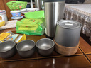 探險者（TAN XIAN ZHE）戶(hù)外茶具鈦茶具鈦杯戶(hù)外茶具煮茶套裝便攜式旅行茶具露營(yíng)裝備全套 旅行茶具 泡茶|濾茶器+杯*3+包 曬單實(shí)拍圖