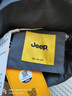 JEEP吉普夾克男士外套春秋季休閑連帽寬松沖鋒衣服男裝 灰色 2XL 曬單實(shí)拍圖