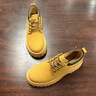 Jeep吉普馬丁靴男春季新款低幫英倫風(fēng)潮流休閑皮鞋防滑工裝大黃靴子男 土黃【四季款】 標準運動(dòng)鞋碼 41 曬單實(shí)拍圖