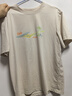 鴻星爾克短袖T恤男寬松透氣印花圓領(lǐng)上衣戶(hù)外休閑針織衫速干運動(dòng)T恤半袖 靜謐卡其 L 曬單實(shí)拍圖