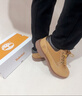 添柏嵐（Timberland）男鞋馬丁靴戶(hù)外徒步登山防潑水皮革低幫大黃靴耐磨美式工裝靴 A1P3LW/建議拍小半碼/231小麥色 43 曬單實(shí)拍圖
