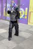 宇樹(shù)機(jī)器人衣服裝王力宏演唱會(huì)春晚表演漢服街舞蹈喜慶演出服cos 王力宏演唱會(huì)同款(馬甲+打底+皮褲) 均碼 曬單實(shí)拍圖