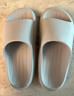 樸西新款EVA踩屎感厚底拖鞋女士居家室內情侶拖鞋男 灰色 42-43 曬單實(shí)拍圖
