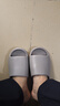 優(yōu)調拖鞋男足弓支撐居家防臭夏季浴室洗澡防滑情侶拖鞋女 隕石灰42-43 曬單實(shí)拍圖