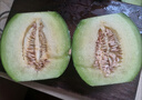 京鮮生 海南網(wǎng)紋蜜瓜 2粒裝 凈重4-5斤 單果2斤起 生鮮水果禮盒  曬單實(shí)拍圖