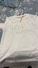 布先生春夏季短袖T恤男士純棉小白T純色內搭打底衫 白色 L(175) 曬單實(shí)拍圖