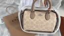 蔻馳（COACH）【品牌直供】奢侈品女包ROWAN迷你波士頓包 CW330生日禮物 曬單實(shí)拍圖