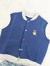 汪汪隊立大功兒童馬甲A類(lèi)夾絲V領(lǐng)外穿夾棉秋冬款兒童背心寶寶坎肩 深藍 130 曬單實(shí)拍圖