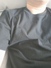 班尼路（Baleno）短袖男夏季重磅純棉t恤學(xué)生簡(jiǎn)約休閑百搭純色五分袖男士半袖上衣 曬單實(shí)拍圖