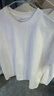 棉致t恤男純棉舒適短袖兩件套純色百搭潮流情侶上衣 白+白 XL 曬單實(shí)拍圖