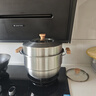 愛(ài)仕達（ASD）蒸鍋304不銹鋼雙層家用蒸煮燉湯鍋 32CM加高多層蒸籠·原木系列G2 曬單實(shí)拍圖
