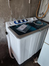 榮事達（Royalstar）半自動(dòng)洗衣機10KG雙缸雙筒家用宿舍出租房雙桶洗衣機大容量甩干機 以舊換新 白色 RP10030J 曬單實(shí)拍圖
