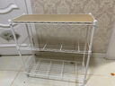 溢彩年華 廚房置物架落地家用切菜桌工作臺長(cháng)桌多功能收納架子2806-WH 曬單實(shí)拍圖