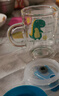 富光玻璃杯家用兒童牛奶杯子帶刻度吸管水杯男女寶寶沖泡奶粉杯帶把手 曬單實(shí)拍圖