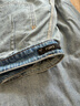 百圖（betu）女裝夏季新款牛仔褲洗水毛邊九分闊腿褲褲子女褲2503T87 曬單實(shí)拍圖