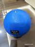英輝INVUI 實(shí)心球2公斤中考專(zhuān)用防滑球全國中小學(xué)生訓練比賽考試充氣投擲實(shí)心球 藍色 2kg（網(wǎng)+針+打氣筒） 曬單實(shí)拍圖