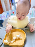 babycare兒童吃飯訓練勺PPSU餐具套裝 寶寶吃飯專(zhuān)用自主進(jìn)食叉勺 環(huán)形短柄 曬單實(shí)拍圖