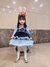 G.duck小黃鴨洛麗塔公主裙女童生日禮服春秋兒童連衣裙朱迪兔子警官服裝 裙子帶拖尾+兔子掛件 100 100碼建議90-100cm3-4歲 曬單實(shí)拍圖