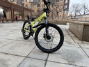 京東京造靈躍山地自行車(chē)京東自營(yíng)6-10-12歲兒童自行車(chē)學(xué)生變速20寸青檸綠 曬單實(shí)拍圖