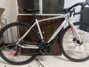 喜德盛公路自行車(chē)RT180鋁合金綜合車(chē)架14速雙動(dòng)碟剎戶(hù)外騎行賽車(chē) 25款-幻彩銀/灰 480mm 165-175cm 14速 曬單實(shí)拍圖