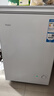 海爾（Haier）100L單溫冰柜小型家用小冰柜減霜一級能效冷藏冷凍轉換深冷冷柜小冰箱BC/BD-100GHW9D國家補貼 曬單實(shí)拍圖