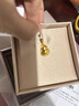 六福珠寶 福滿(mǎn)傳家足金葫蘆黃金吊墜掛墜不含項鏈 計價(jià) 約3.48克 曬單實(shí)拍圖
