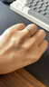 謝瑞麟（TSL）18K金鉆石戒指星之光求婚1克拉效果結(jié)婚鉆戒63240 11號圈口（約15分，共13顆鉆石） 曬單實拍圖