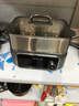 九陽(yáng)（Joyoung）電蒸鍋快速蒸汽18.5L大容量三層0涂層304不銹鋼可預約家用多功能涮火鍋燉蒸煮電熱鍋多用途鍋GZ998 曬單實(shí)拍圖