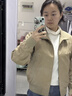 優(yōu)衣庫男裝女裝哈靈頓茄克/外套夾克26春夏新款484610 32 深米色 S 曬單實(shí)拍圖