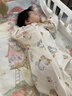 威爾貝魯（WELLBER）新生兒防驚跳睡袋嬰兒0-6個(gè)月包裹式包巾投降式四季包單 小天使L 曬單實(shí)拍圖
