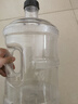 拜杰純凈水桶 食品級PC礦泉水桶透明手提式水桶茶水桶 大容量水桶黑蓋7.5L 曬單實(shí)拍圖