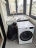 LG纖慧 10.5KG全自動(dòng)滾筒洗衣機 超薄 家用大容量  AI直驅變頻 95°高溫煮洗 FLX10N4W 曬單實(shí)拍圖