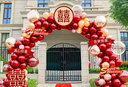 加仕高氣球拱門(mén)結婚支架裝飾婚慶用品婚禮場(chǎng)景現場(chǎng)布置酒店門(mén)口農村室外 曬單實(shí)拍圖
