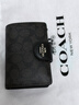 蔻馳（COACH）短錢(qián)包卡包PVC配皮棕色C紋印花多卡位零錢(qián)包輕奢女士禮物 CW786 IMXAQ 曬單實(shí)拍圖