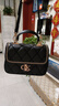 CK&WQ生日禮物女士新款2025秋冬小香風(fēng)手提包時(shí)尚簡(jiǎn)約菱格單肩斜挎包 黑色 無(wú)規格 曬單實(shí)拍圖