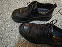 百麗（Belle）厚底商務(wù)鞋男鞋冬季新款商場(chǎng)同款休閑皮鞋8VU01DM5 黑色 39 (245mm) 曬單實(shí)拍圖