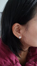唯一（Winy）999純銀耳釘生日禮物女士高級輕奢耳飾女2026年新款高級感 曬單實(shí)拍圖